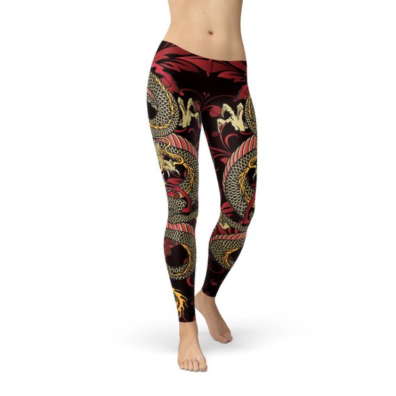 Womens Dragon Legging